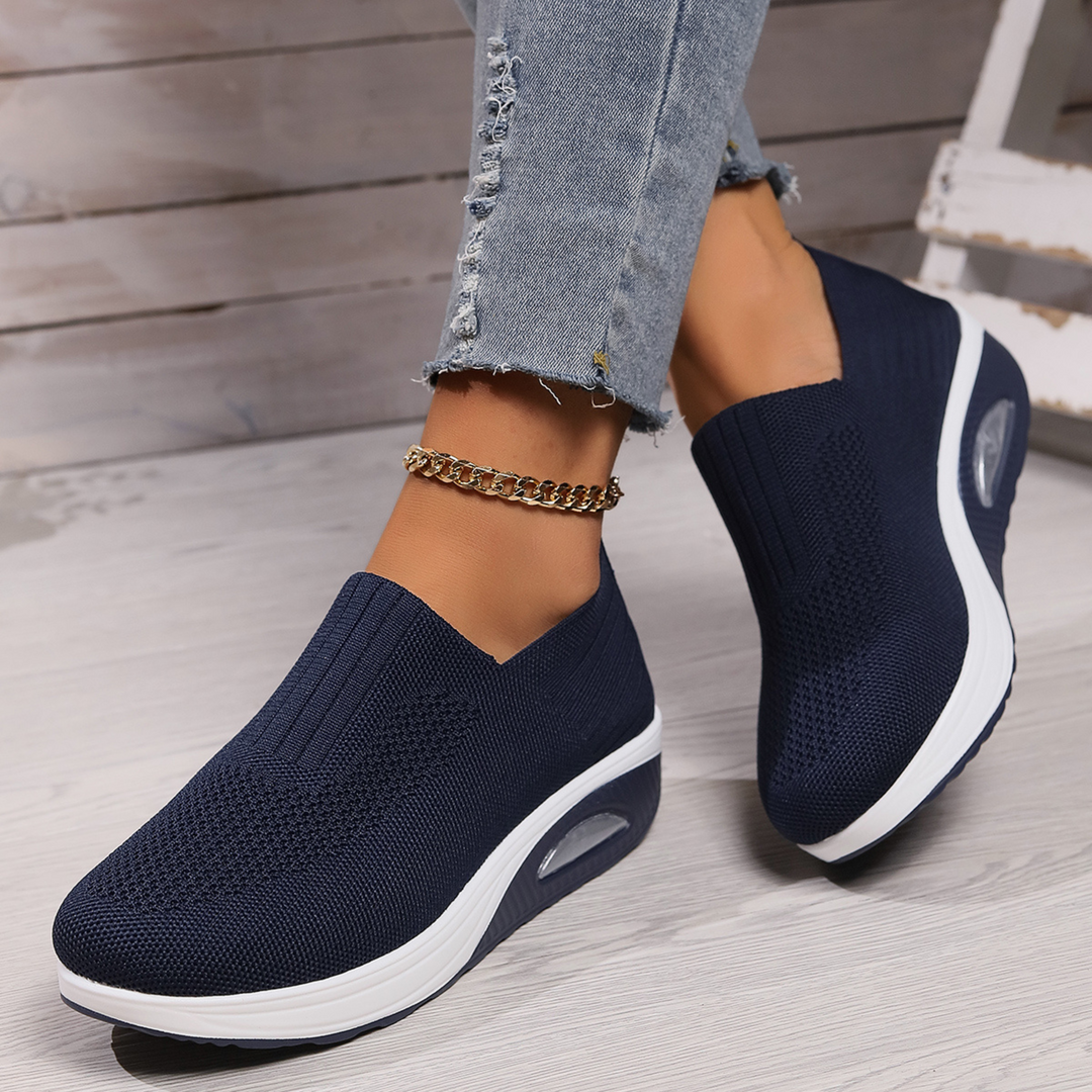 Women's lightweight orthopedic slip-on shoes, perfect for comfortable walking and casual wear.