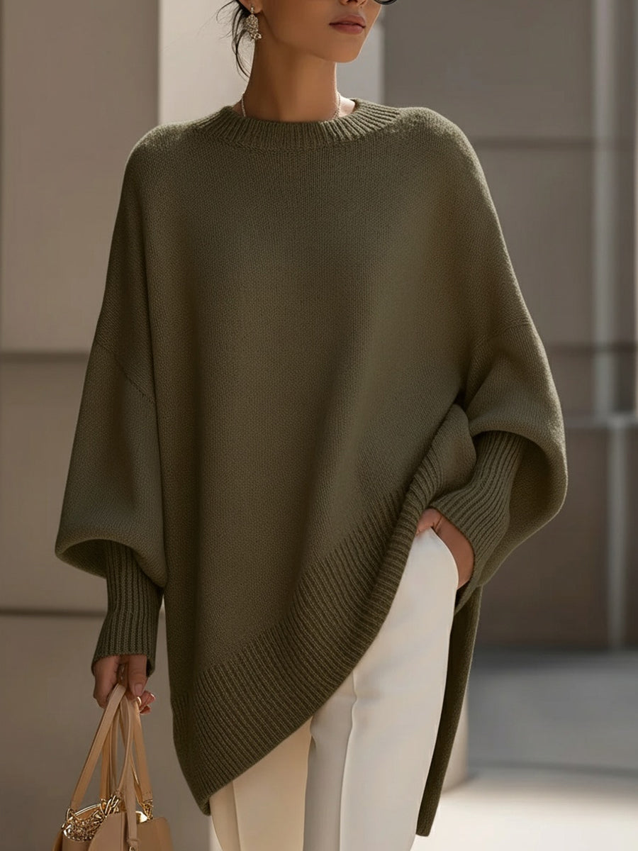Relaxed fit women's sweater, a chic knitwear piece for effortless style and ultimate comfort.