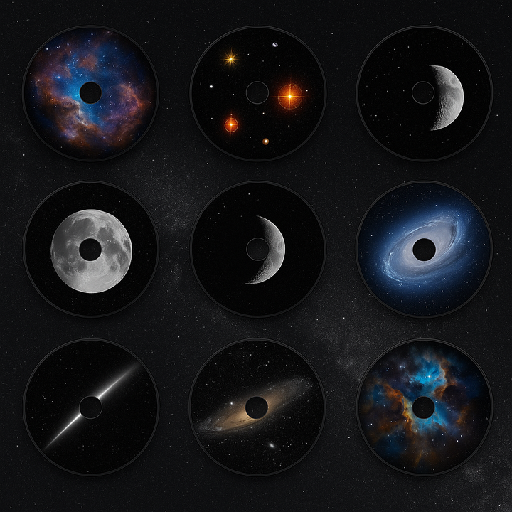 Modern moon & galaxy night light, a stylish addition to any room, projecting cosmic beauty.