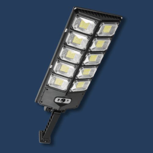Sleek solar reflector lamp, easy to install, illuminates garden paths. Energy-efficient yard lighting solution.