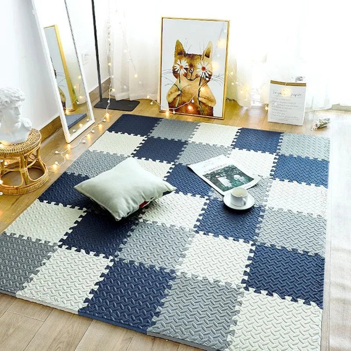 Kids' extra-thick foam play mat for soft, safe floor time. Ideal for babies & toddlers.