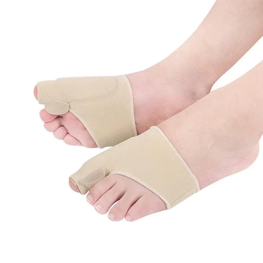 Gelora unisex bunion sleeve with gel pad provides instant pain relief, cushioning, and gentle toe alignment for comfort.