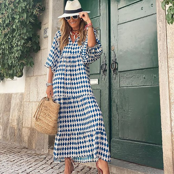 Women's Boho Floral Maxi Dress
