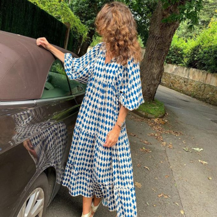 Women's Boho Floral Maxi Dress