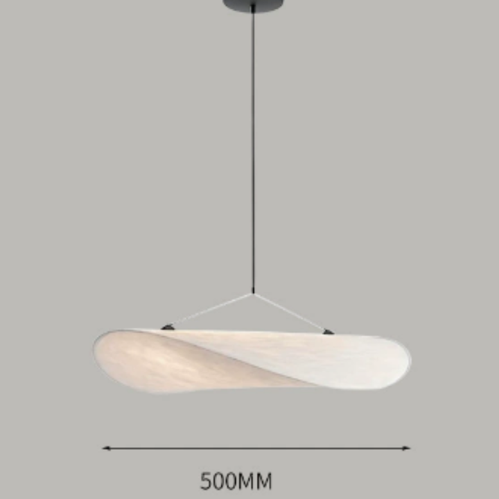 Contemporary Crisp Ceiling Lamp: Handcrafted silk design, perfect ambient lighting for modern home decor.