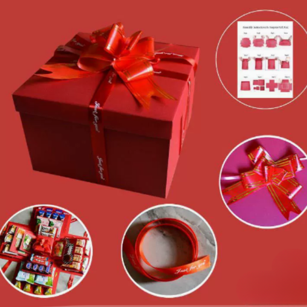 Customizable Photo Explosion Gift Box craft kit for unisex special occasion surprise gifts.