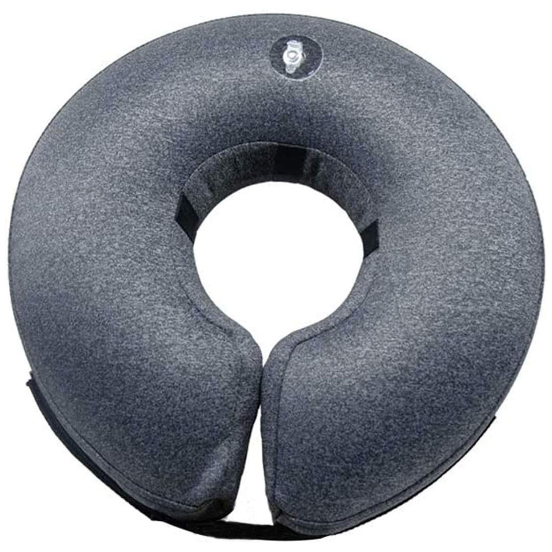 Gentle inflatable recovery collar, perfect for dogs healing post-surgery. Promotes faster pet recovery.