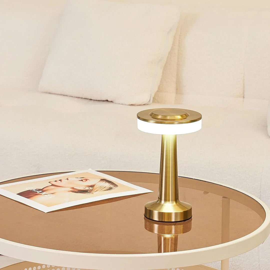 Nvroome Lights retro LED bar lamp, rechargeable. Portable accent lighting with dimmable features.