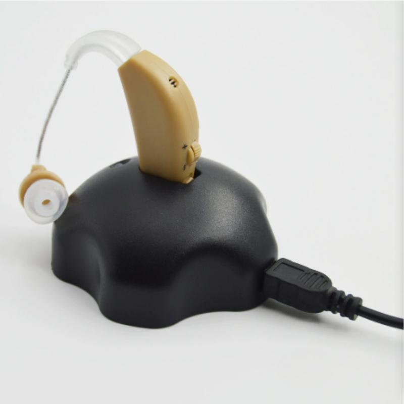 Rechargeable Bluetooth hearing aids for clear sound, noise reduction & comfortable wireless personal audio.