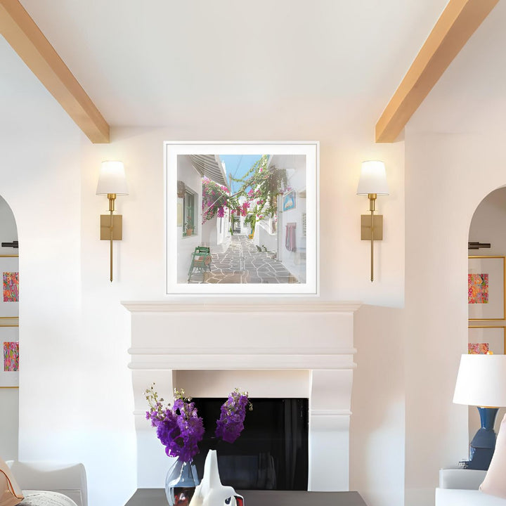 Contemporary cordless wall lighting solution, 16 colors, dimmable LED, and remote for ultimate control.