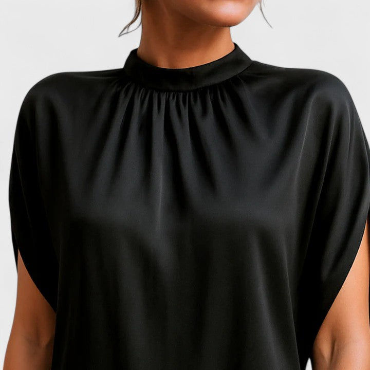Aven Mock Neck Batwing Dress | Women's Split Sleeve