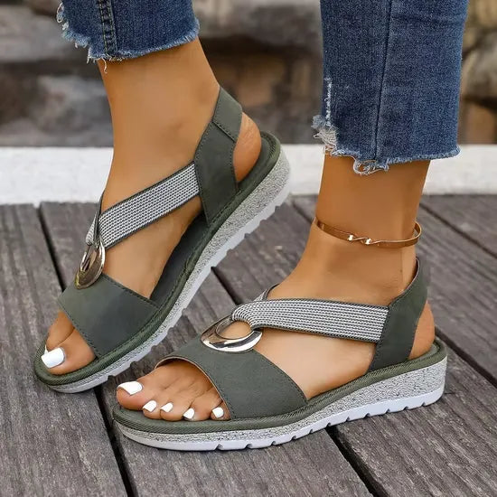 Stylish Nayeli summer sandals for women, perfect chic casual & vacation footwear.