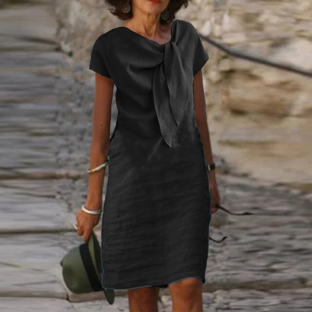 Women's Pleated Midi Dress