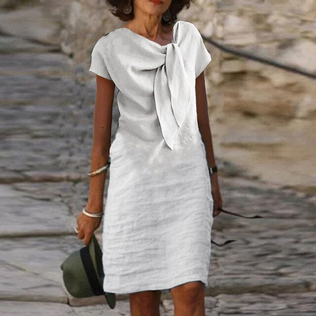 Women's Pleated Midi Dress