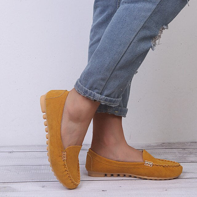 Women's Flat Slip-On Moccasin Loafers