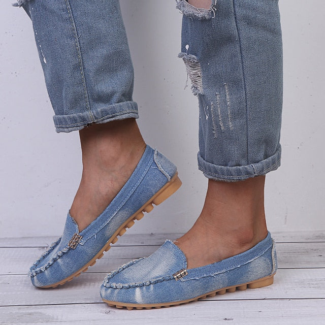 Women's Flat Slip-On Moccasin Loafers