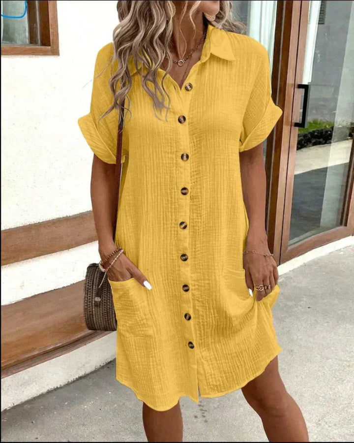 Women's Retro Shirt Dress