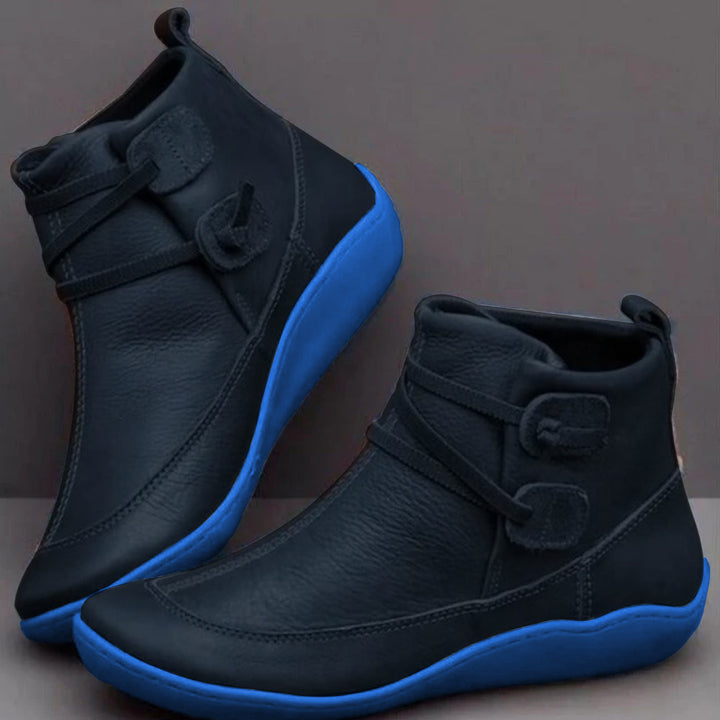 Fashionable women's waterproof ankle boots. Stay stylish and dry in fall & winter weather with these comfortable boots.