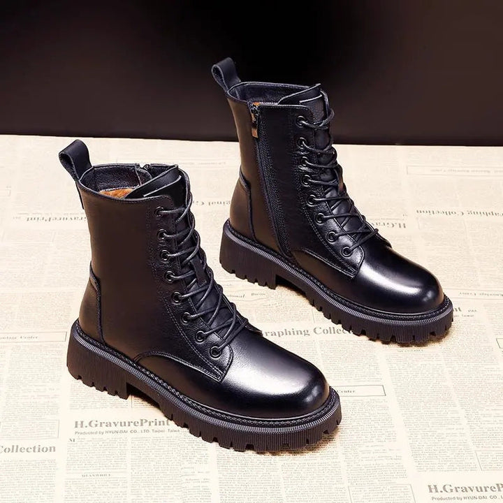 Women's orthopedic winter boots with memory foam, offering comfort, support, and anti-slip grip for cold weather.