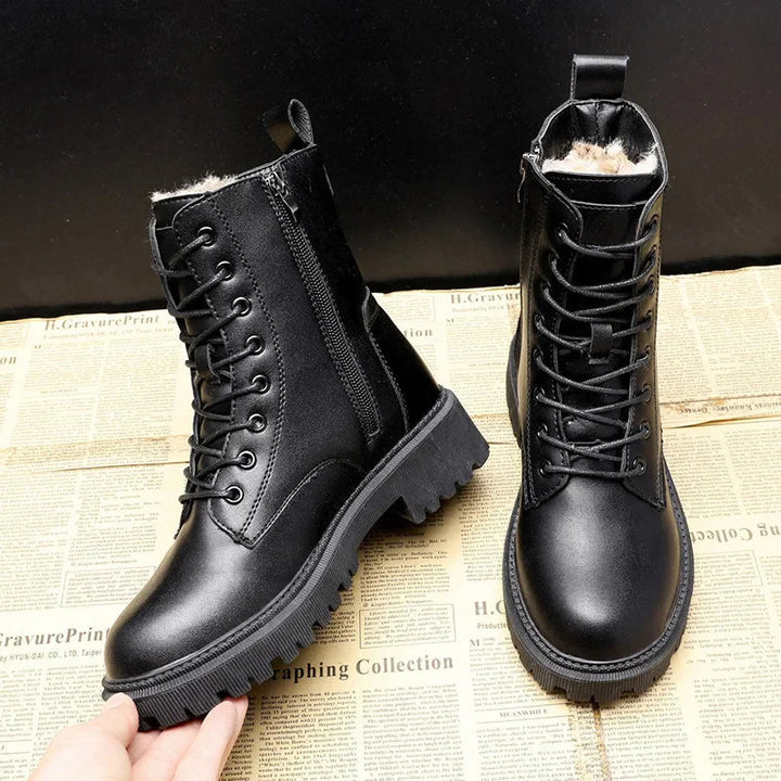 Casual women's orthopedic winter boots, providing excellent foot support, comfort, and cold weather protection.