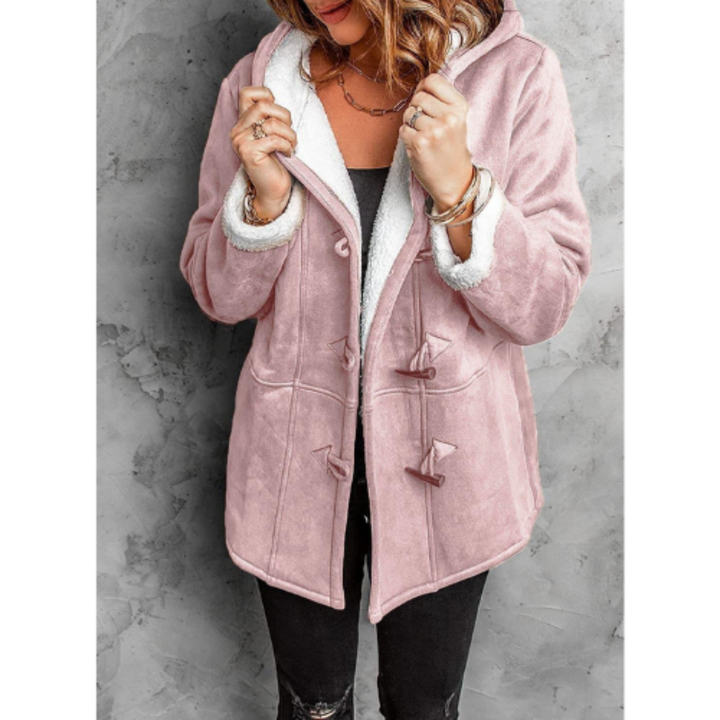 Women's versatile hooded warm jacket, perfect for everyday layering in fall and winter.