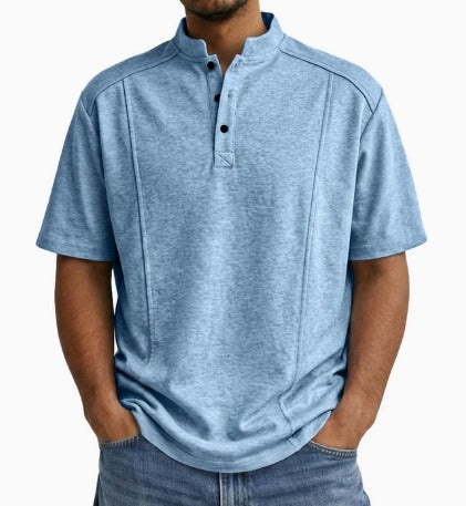Stylish men's button-up shirt, ideal for casual outings or a smart-casual formal look.