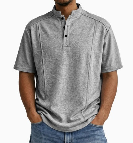 Men's classic long sleeve button-up shirt, perfect for versatile everyday wear & men's fashion.