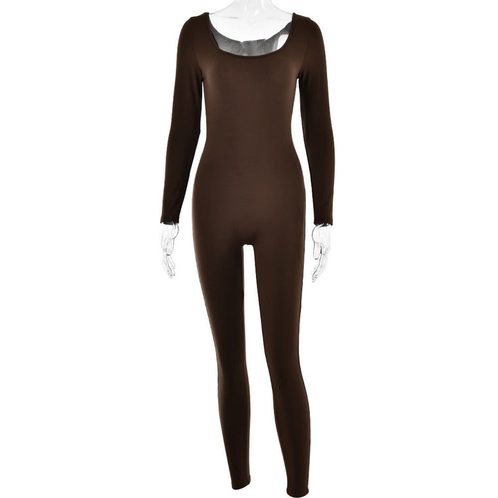 Comfortable women's athleisure jumpsuit, ideal for yoga, casual outings, and versatile daily fashion.