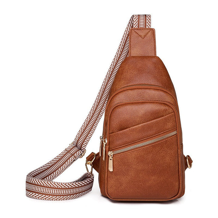 Chic women's modern sling bag in a versatile color, perfect as an everyday crossbody purse or hands-free shoulder bag.