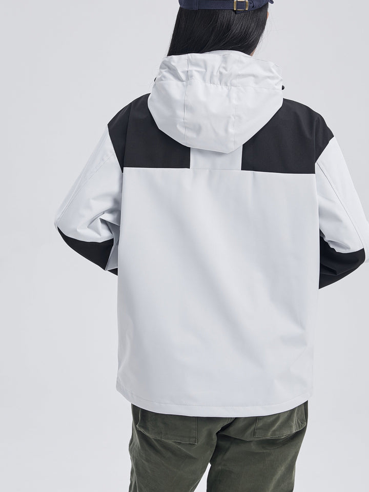 Women's stylish 3-in-1 jacket, offering adaptable protection for various climates.