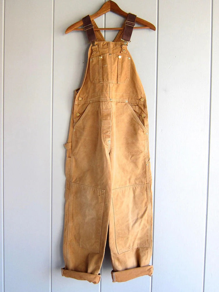 Women's wide leg overalls with relaxed fit, perfect for comfortable casual wear.