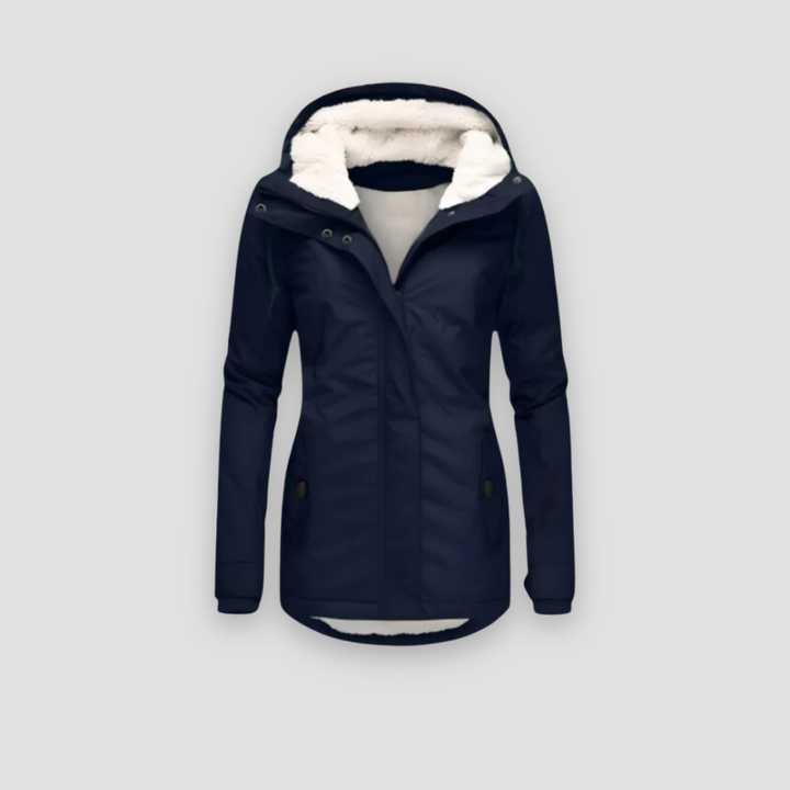 Stylish women's quilted puffer jacket, waterproof and warm for ultimate winter comfort.
