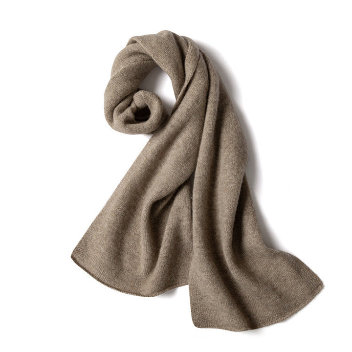 Elegant women's solid winter scarf. Classic style, warm neck wrap & versatile fashion accessory.