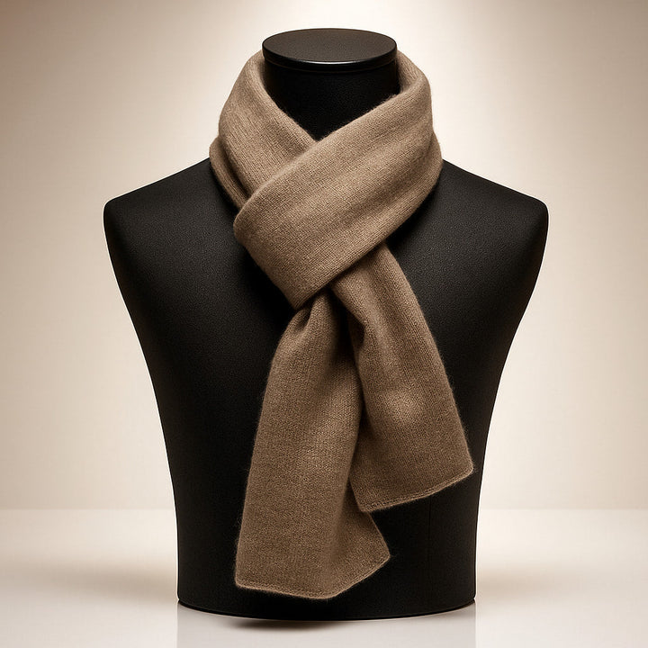 Warm women's solid winter scarf. Classic, elegant neck wrap & fashion accessory for cold weather.