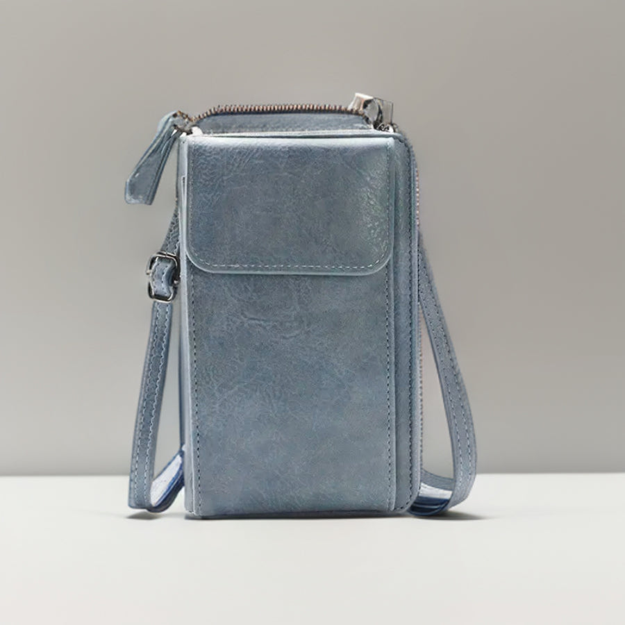 Practical women's mini crossbody bag, a compact shoulder purse for hands-free travel & daily errands.