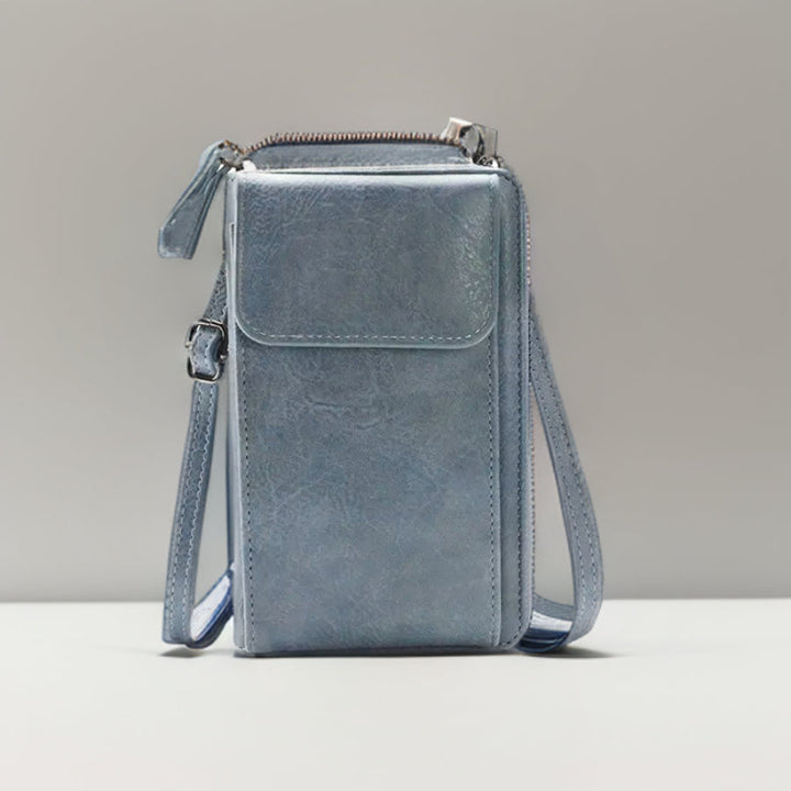 Practical women's mini crossbody bag, a compact shoulder purse for hands-free travel & daily errands.
