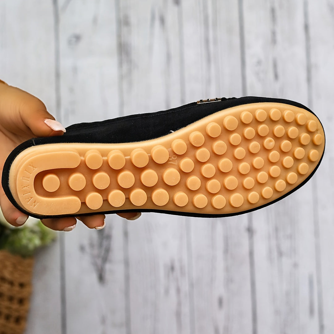 Soft women's slip-on loafers, providing ultimate comfort for daily casual wear.