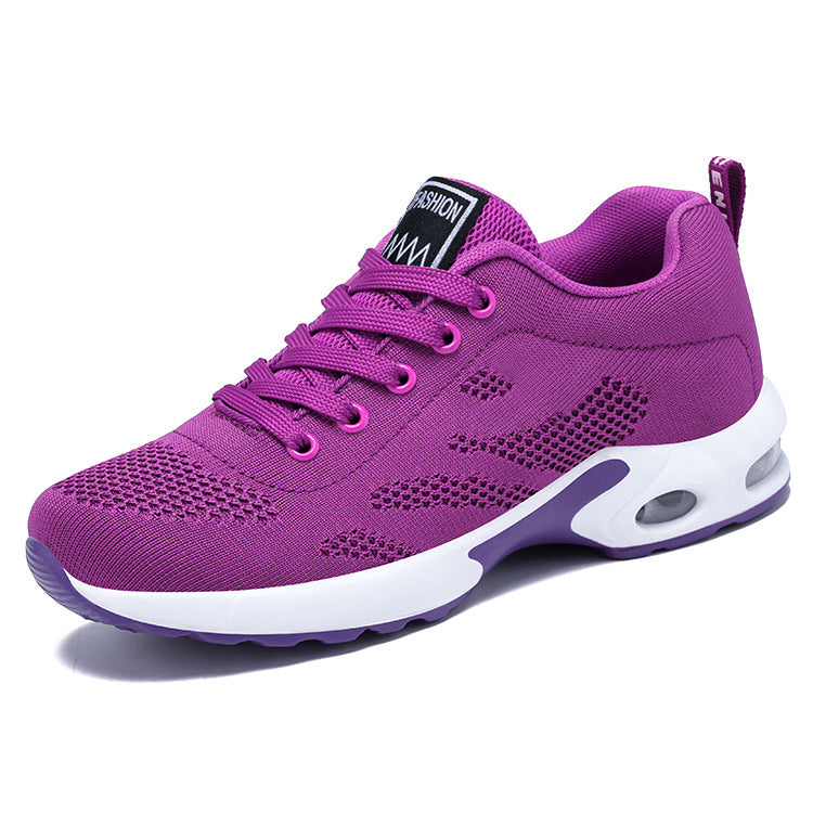 Black women's lightweight everyday sneakers, offering premium comfort for running, walking & versatile use.