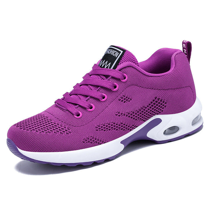 Black women's lightweight everyday sneakers, offering premium comfort for running, walking & versatile use.