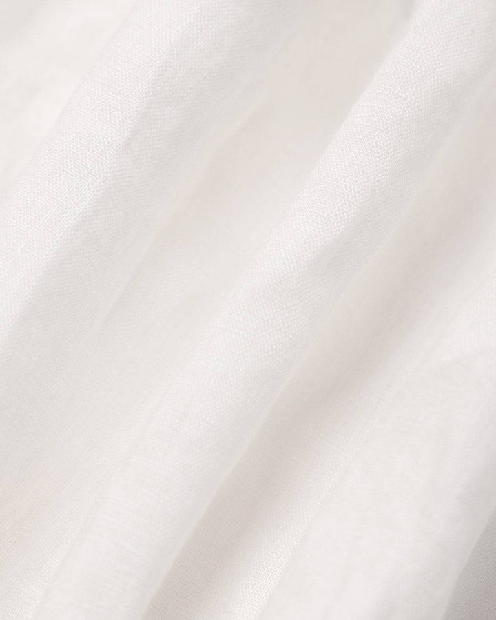 Formal puff sleeve midi dress for women, ideal as wedding guest attire or an elegant special occasion look.