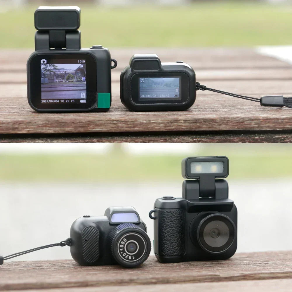 Compact HD video camera, MemoraPro portable mini recorder. High-resolution capture for vlogging & travel.