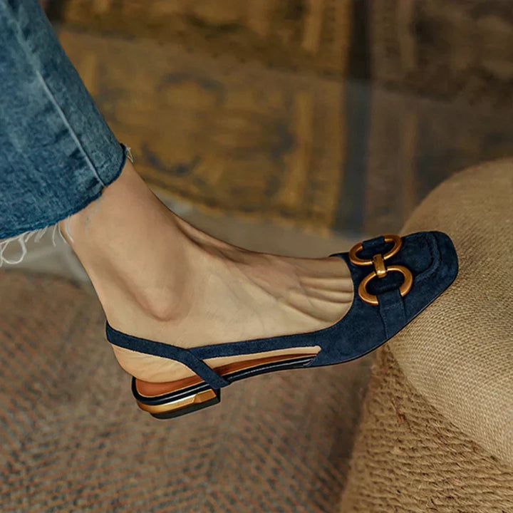 Adjustable buckle orthopedic sandals for women, providing a customizable, comfortable fit for walking.