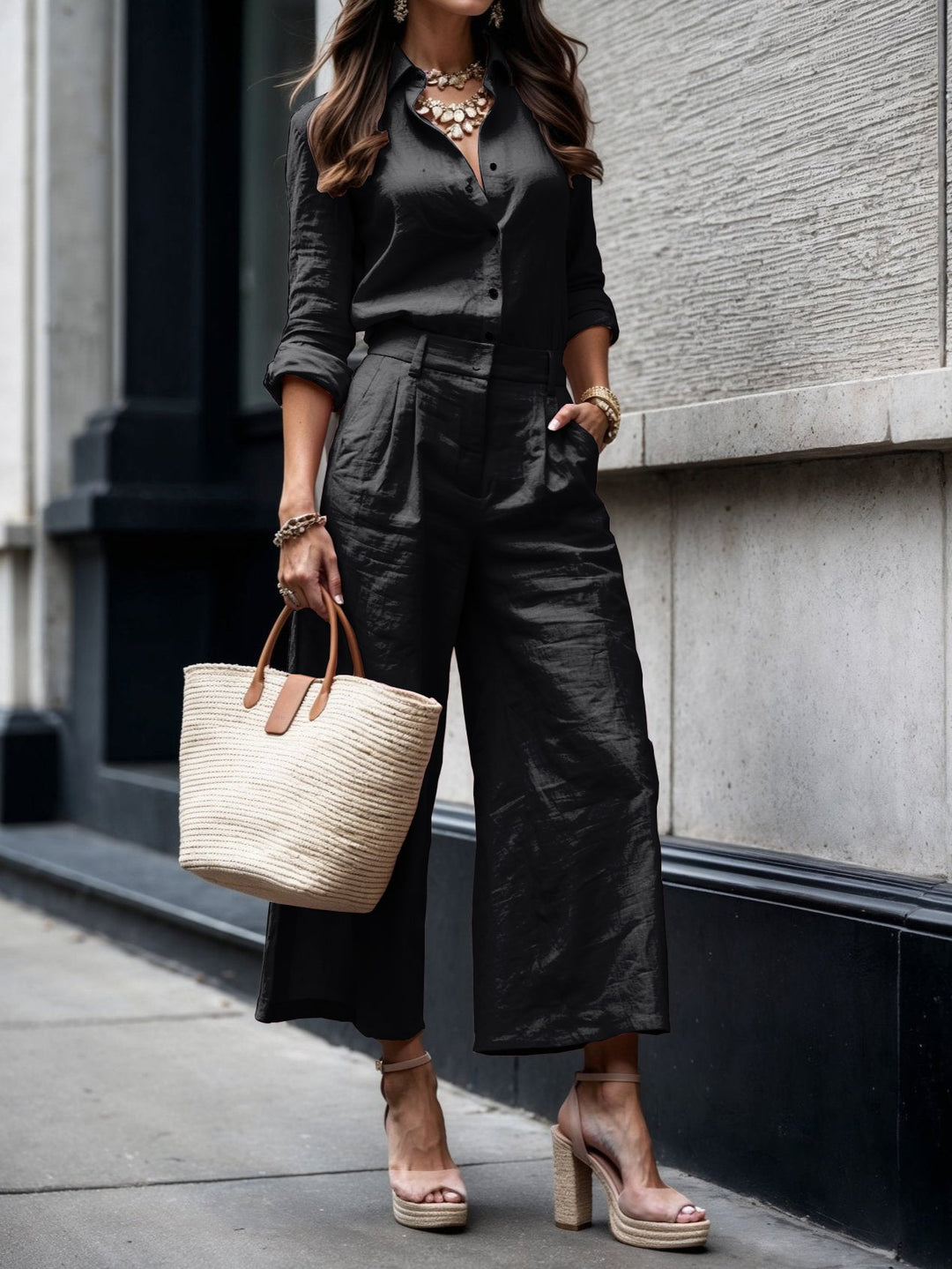 Women's Capri Pants & Shirt Set