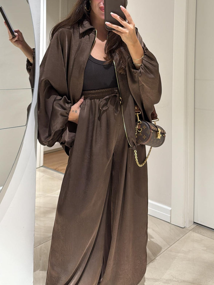 Women's Casual Jacket and Pants Set