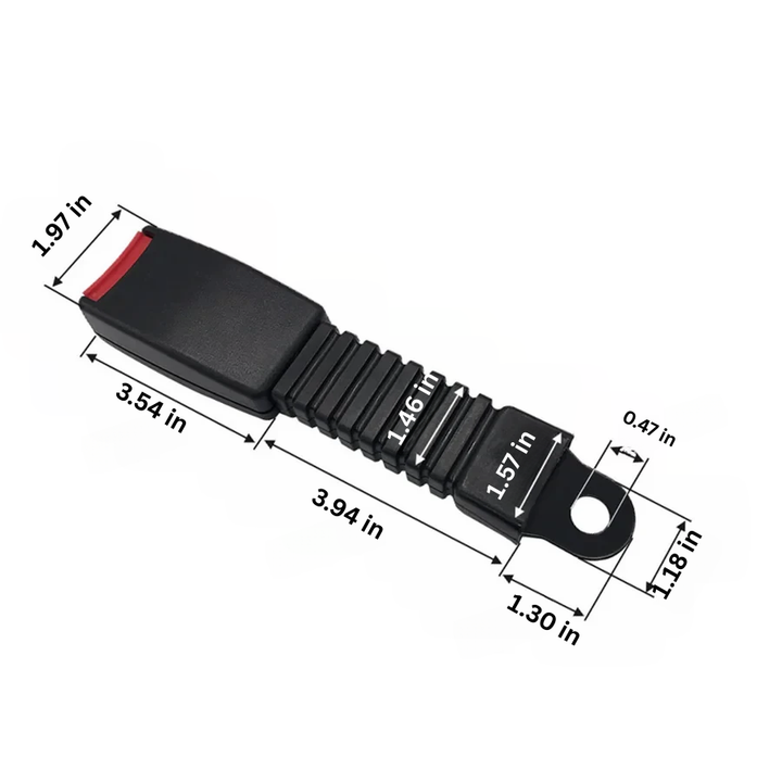 Universal car seat belt extender provides added comfort & accessibility for all passengers, a travel essential.