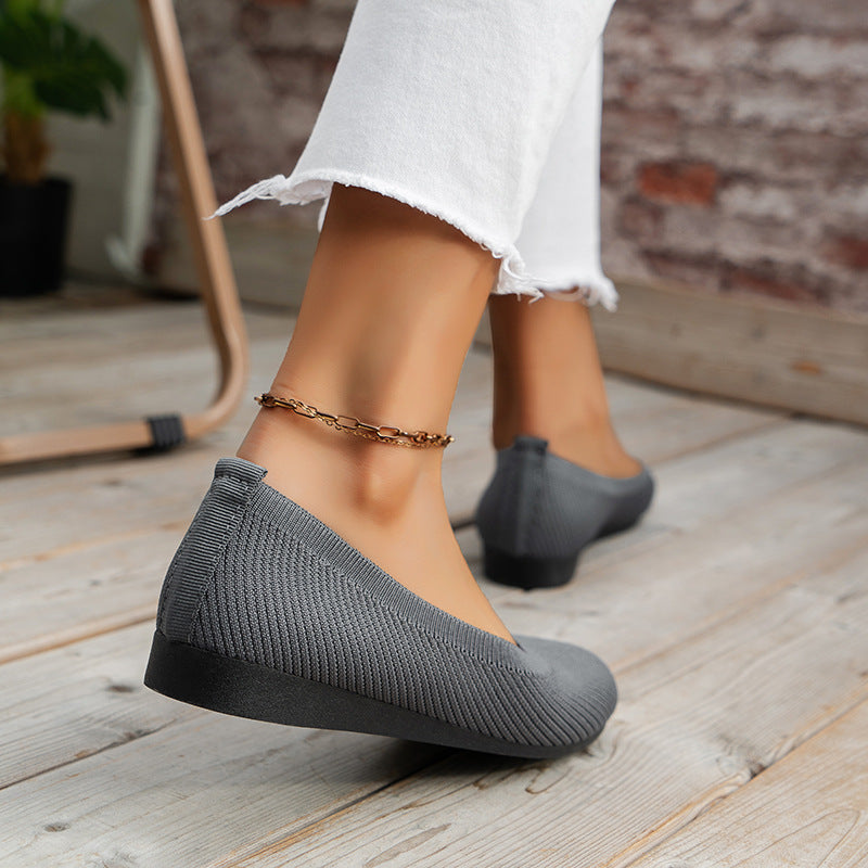 Orthopedic women's slip-on shoes, designed for wide feet, ultimate comfort, everyday use.