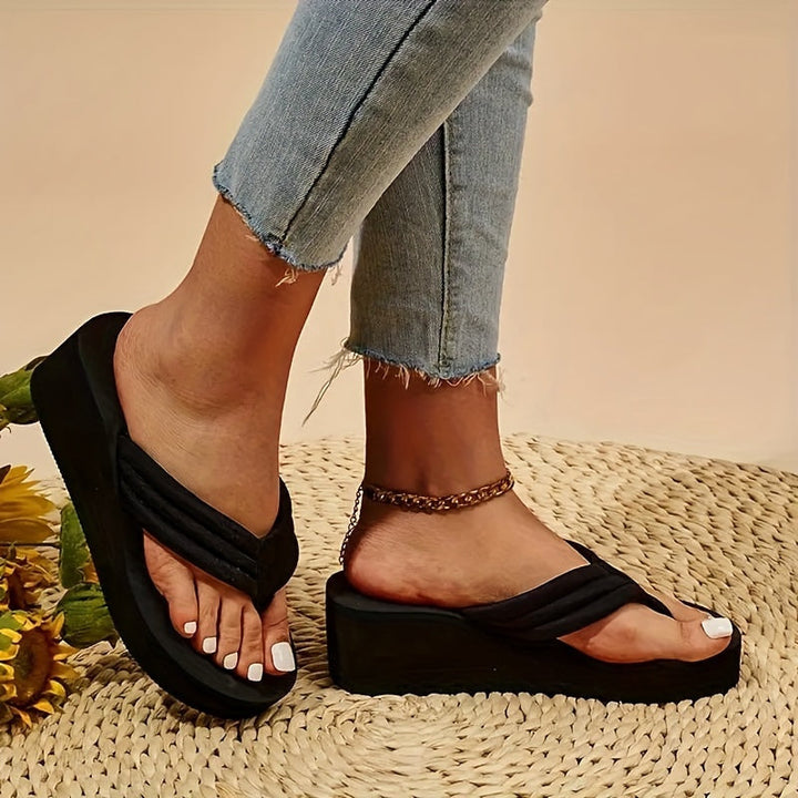 Women's comfortable orthopedic summer slippers for foot relief and everyday wear.