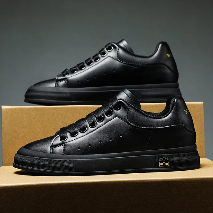 Modern men's height increasing sneakers in white, perfect for adding a stylish lift to your casual outfits.