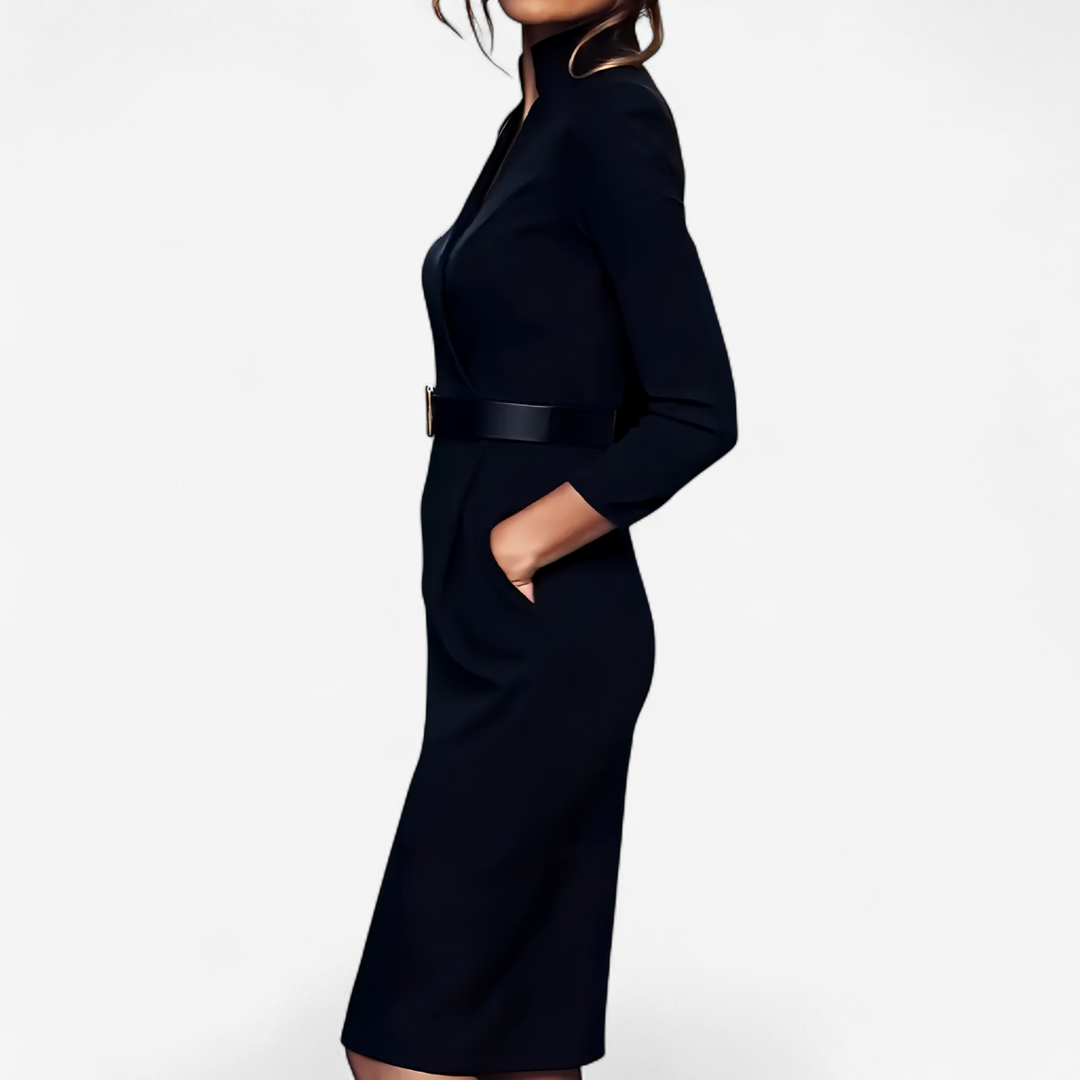 Women's Belted Dress | Elegant Silhouette