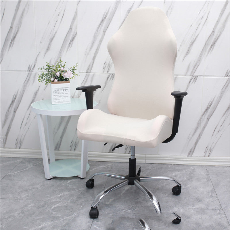 Comfortable elastic gaming chair cover, transforming home office chairs with a fresh, colorful look.